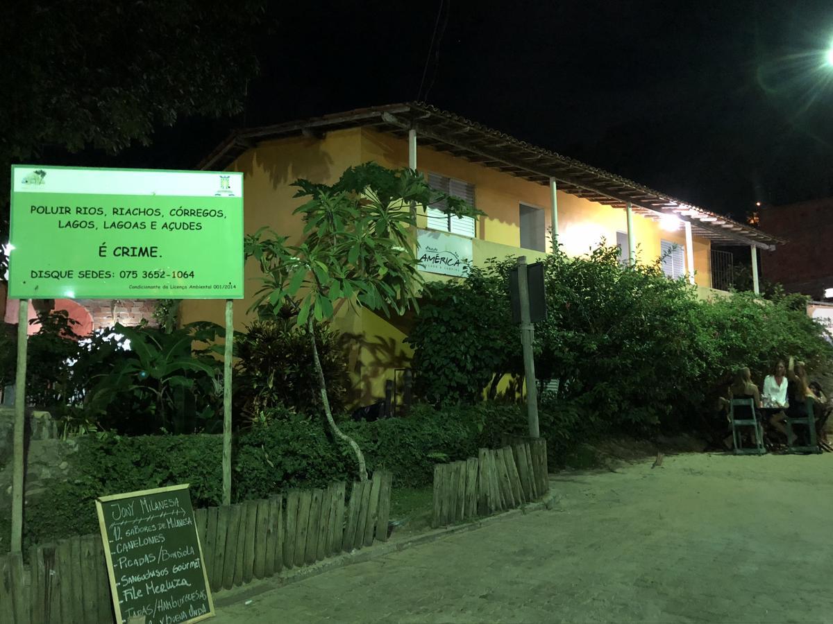 Pousada E Camping America Morro de São Paulo Dış mekan fotoğraf
